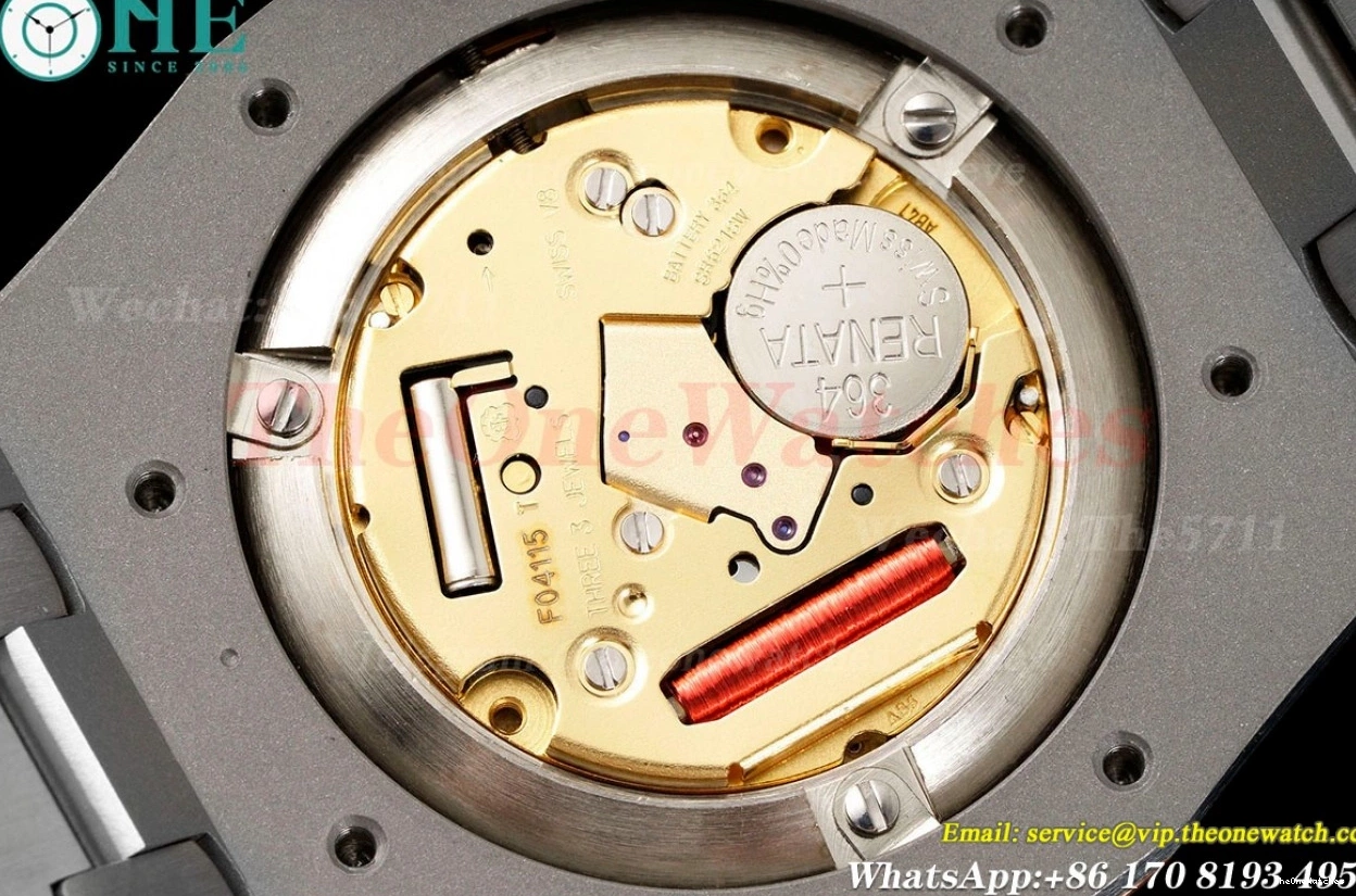 Swiss 33mm SS SS Quartz Black Ladies Oak Dial 8F Royal 0227